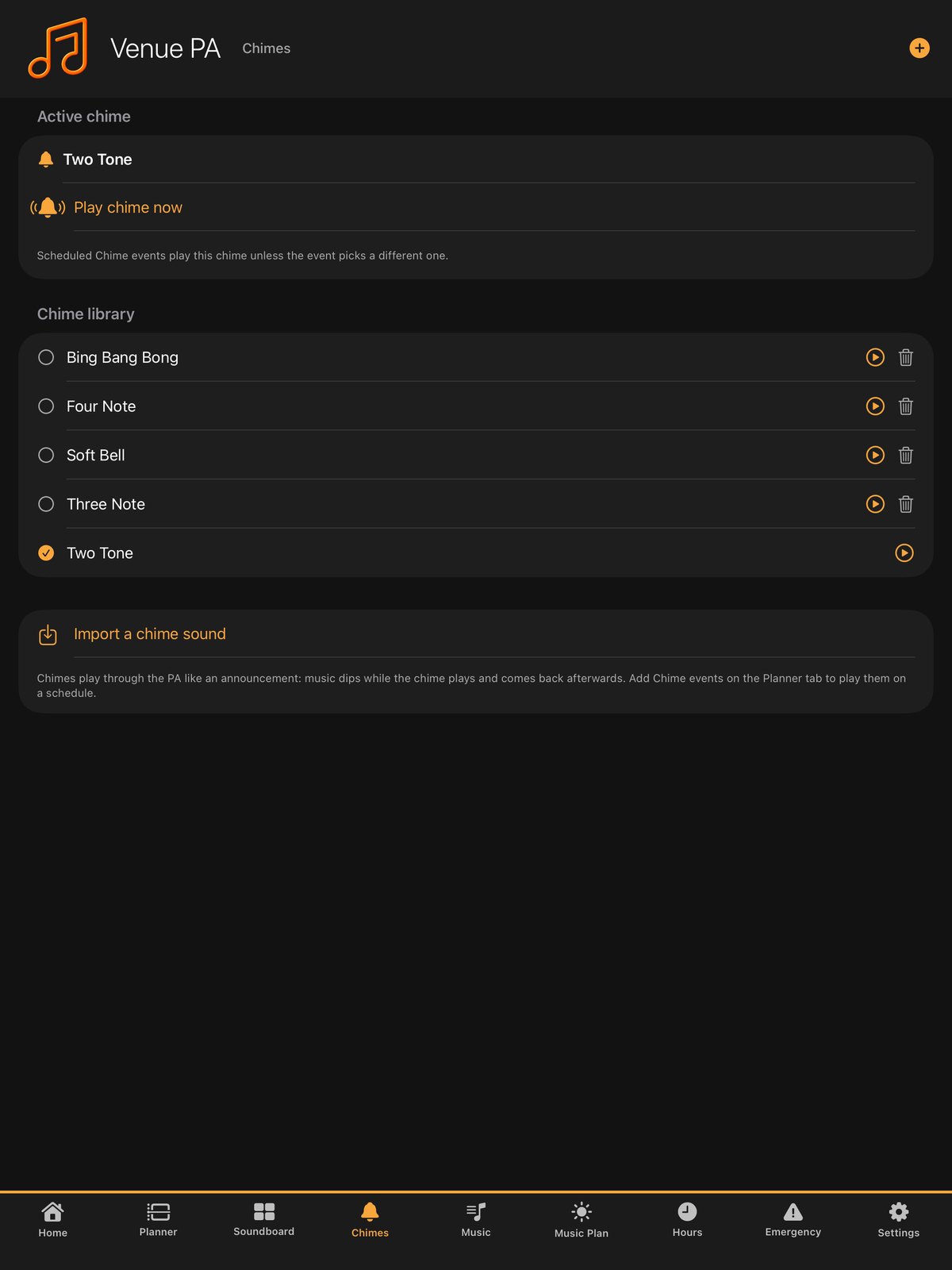 Chime library